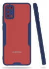 Mey İthalat®  Samsung Galaxy A02S Kılıf Platin Silikon - Lacivert