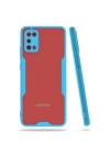 Mey İthalat®  Samsung Galaxy A02S Kılıf Platin Silikon - Mavi