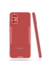 Mey İthalat®  Samsung Galaxy A02S Kılıf Platin Silikon - Pembe