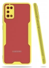 Mey İthalat®  Samsung Galaxy A02S Kılıf Platin Silikon - Sarı