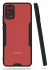 Mey İthalat®  Samsung Galaxy A02S Kılıf Platin Silikon - Siyah