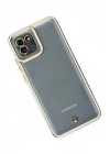 Mey İthalat®  Samsung Galaxy A03 Kılıf Liva Lens Silikon - Beyaz