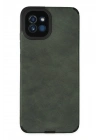 Mey İthalat®  Samsung Galaxy A03 Kılıf Loop Deri Silikon - Yeşil