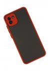 Mey İthalat®  Samsung Galaxy A03 Kılıf Montreal Silikon Kapak - Kırmızı