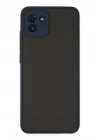 Mey İthalat®  Samsung Galaxy A03 Kılıf Montreal Silikon Kapak - Lacivert