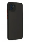 Mey İthalat®  Samsung Galaxy A03 Kılıf Montreal Silikon Kapak - Siyah