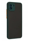 Mey İthalat®  Samsung Galaxy A03 Kılıf Montreal Silikon Kapak - Yeşil