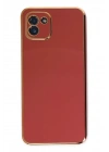 Mey İthalat®  Samsung Galaxy A03 Kılıf Volet Silikon - Kırmızı