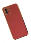 Mey İthalat®  Samsung Galaxy A03 Kılıf Volet Silikon - Kırmızı