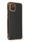 Mey İthalat®  Samsung Galaxy A03 Kılıf Volet Silikon - Siyah