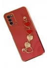 Mey İthalat®  Samsung Galaxy A03S Kılıf Esila Silikon - Kırmızı