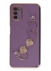 Mey İthalat®  Samsung Galaxy A03S Kılıf Esila Silikon - Mor