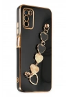 Mey İthalat®  Samsung Galaxy A03S Kılıf Esila Silikon - Siyah