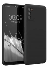 Mey İthalat®  Samsung Galaxy A03S Kılıf First Silikon - Siyah