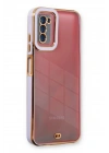 Mey İthalat®  Samsung Galaxy A03S Kılıf Liva Lens Silikon - Lila