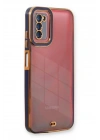 Mey İthalat®  Samsung Galaxy A03S Kılıf Liva Lens Silikon - Mavi