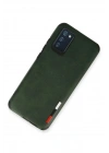 Mey İthalat®  Samsung Galaxy A03S Kılıf Loop Deri Silikon - Yeşil