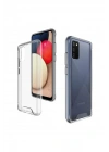 Mey İthalat®  Samsung Galaxy A03S Kılıf Lüx Şeffaf Silikon