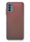 Mey İthalat®  Samsung Galaxy A03S Kılıf Montreal Silikon Kapak - Gri