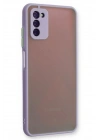 Mey İthalat®  Samsung Galaxy A03S Kılıf Montreal Silikon Kapak - Mor