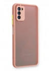 Mey İthalat®  Samsung Galaxy A03S Kılıf Montreal Silikon Kapak - Pembe