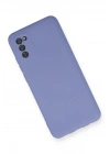 Mey İthalat®  Samsung Galaxy A03S Kılıf Nano içi Kadife Silikon - Lila