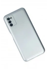 Mey İthalat®  Samsung Galaxy A03S Kılıf Nano içi Kadife Silikon - Sky Blue