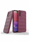 Mey İthalat®  Samsung Galaxy A03S Kılıf Optimum Silikon - Bordo