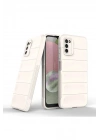 Mey İthalat®  Samsung Galaxy A03S Kılıf Optimum Silikon - Krem