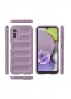 Mey İthalat®  Samsung Galaxy A03S Kılıf Optimum Silikon - Mor