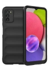 Mey İthalat®  Samsung Galaxy A03S Kılıf Optimum Silikon - Siyah
