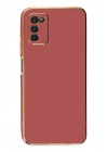 Mey İthalat®  Samsung Galaxy A03S Kılıf Volet Silikon - Kırmızı