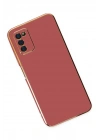 Mey İthalat®  Samsung Galaxy A03S Kılıf Volet Silikon - Kırmızı