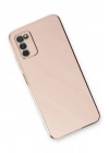 Mey İthalat®  Samsung Galaxy A03S Kılıf Volet Silikon - Pembe