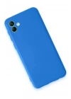 Mey İthalat®  Samsung Galaxy A04 Kılıf First Silikon - Mavi