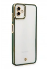 Mey İthalat®  Samsung Galaxy A04 Kılıf Liva Lens Silikon - Yeşil