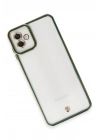 Mey İthalat®  Samsung Galaxy A04 Kılıf Liva Lens Silikon - Yeşil