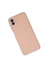 Mey İthalat®  Samsung Galaxy A04 Kılıf Nano içi Kadife Silikon - Pudra