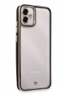 Mey İthalat®  Samsung Galaxy A04E Kılıf Liva Lens Silikon - Siyah