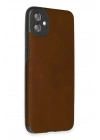 Mey İthalat®  Samsung Galaxy A04E Kılıf Loop Deri Silikon - Kahverengi
