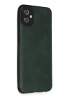 Mey İthalat®  Samsung Galaxy A04E Kılıf Loop Deri Silikon - Yeşil