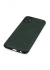 Mey İthalat®  Samsung Galaxy A04E Kılıf Loop Deri Silikon - Yeşil