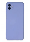 Mey İthalat®  Samsung Galaxy A04E Kılıf Nano içi Kadife Silikon - Lila