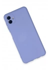 Mey İthalat®  Samsung Galaxy A04E Kılıf Nano içi Kadife Silikon - Lila