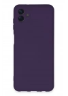 Mey İthalat®  Samsung Galaxy A04E Kılıf Nano içi Kadife Silikon - Mor