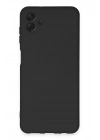 Mey İthalat®  Samsung Galaxy A04E Kılıf Nano içi Kadife Silikon - Siyah