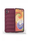 Mey İthalat®  Samsung Galaxy A04E Kılıf Optimum Silikon - Bordo