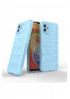 Mey İthalat®  Samsung Galaxy A04E Kılıf Optimum Silikon - Sky Blue