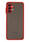 Mey İthalat®  Samsung Galaxy A04S Kılıf Montreal Silikon Kapak - Kırmızı