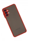 Mey İthalat®  Samsung Galaxy A04S Kılıf Montreal Silikon Kapak - Kırmızı